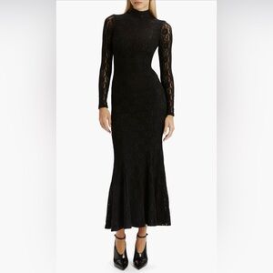 BARDOT Harlyn Long Sleeve Lace Maxi Dress